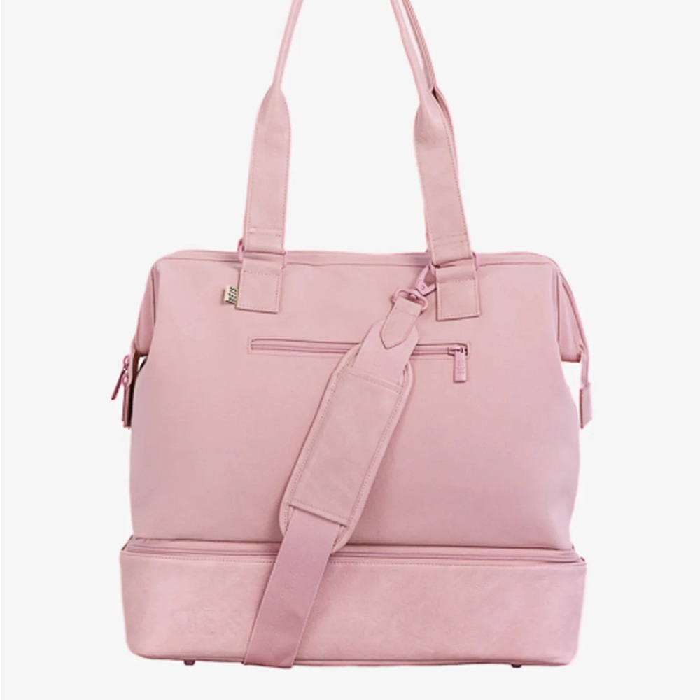BEIS Mini Weekender Atlas Pink Crossbody Travel